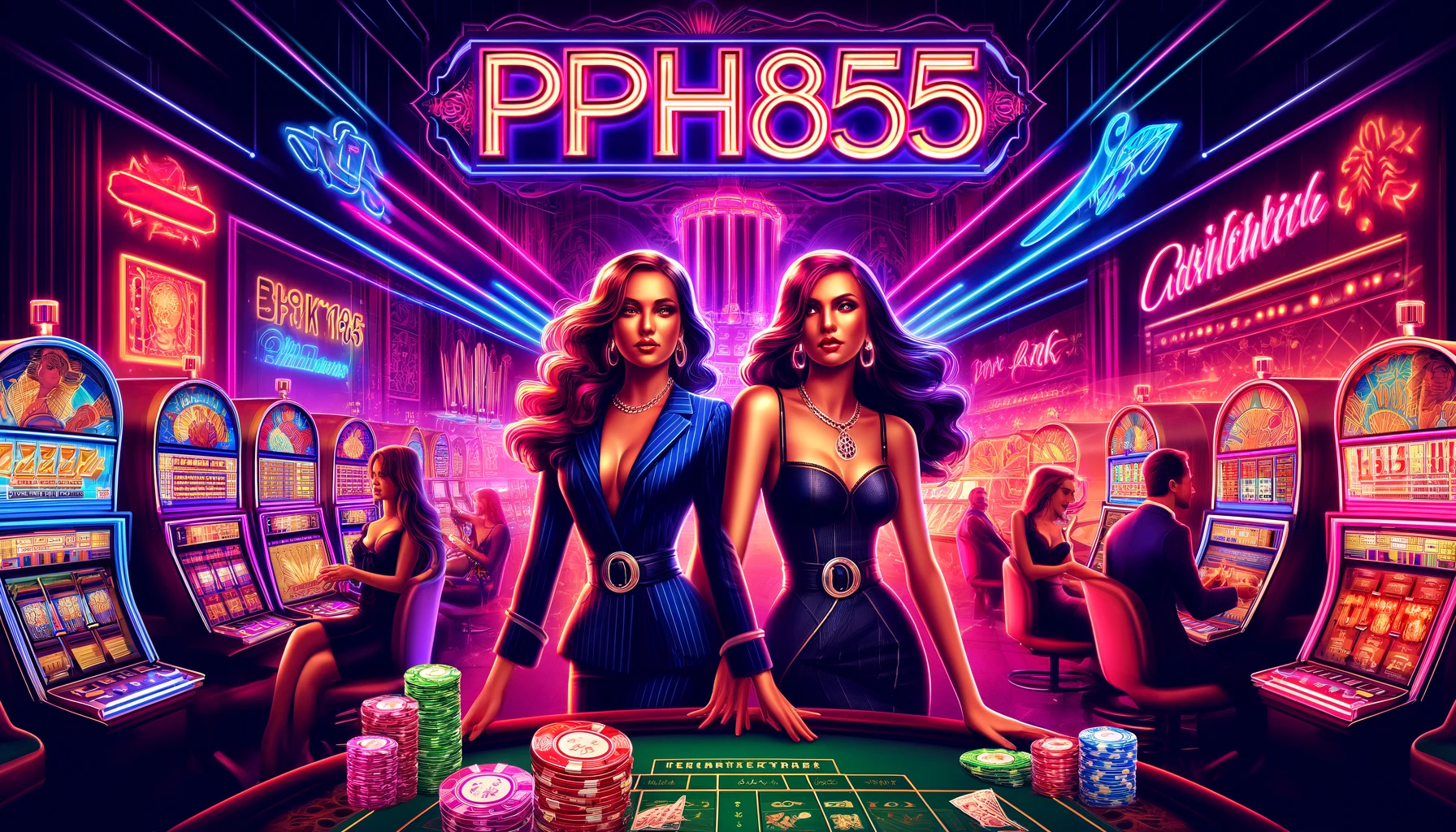 PPH855 casino games with hot girls